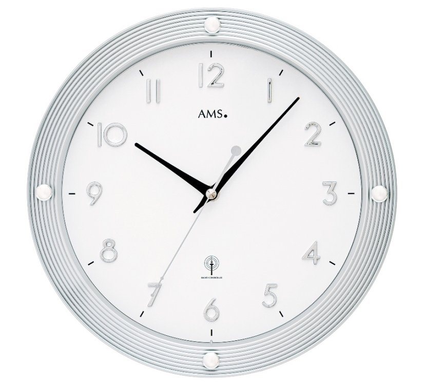 Nástěnné hodiny 5500 AMS řízené rádiovým signálem 28cm Nástěnné hodiny 5500 AMS řízené rádiovým signálem 28cm