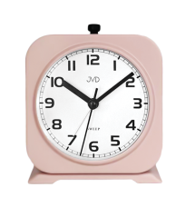 Ručičkový kovový budík s tichým chodem a mechanickým zvoněním JVD SRP2220.1
