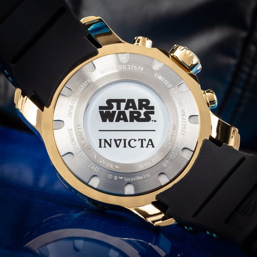 Invicta Star Wars Quartz 48mm Chronograph 32529 C-3PO Limited Edition 1977pcs