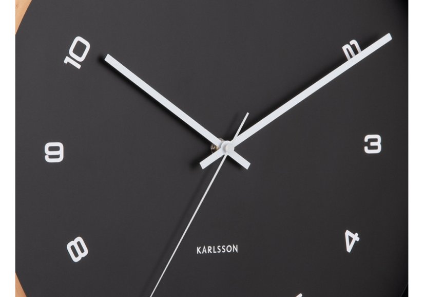 Dizajnové nástenné hodiny 5938BK Karlsson 41cm