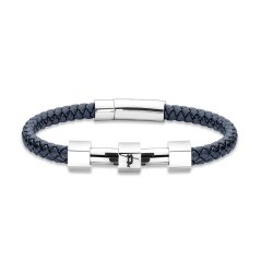 Náramek POLICE Hardware Silver Blue PEAGB2214921