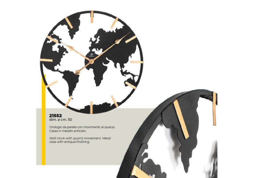 Designové nástěnné hodiny 21552 Lowell 50cm