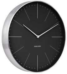Dizajnové nástenné hodiny 5681BK Karlsson 38cm