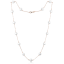 MINET Rose gold strieborný náhrdelník s prírodnými perlami Ag 925/1000 12,15g