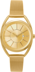 MINET Zlaté dámské hodinky ICON ALL GOLD MESH