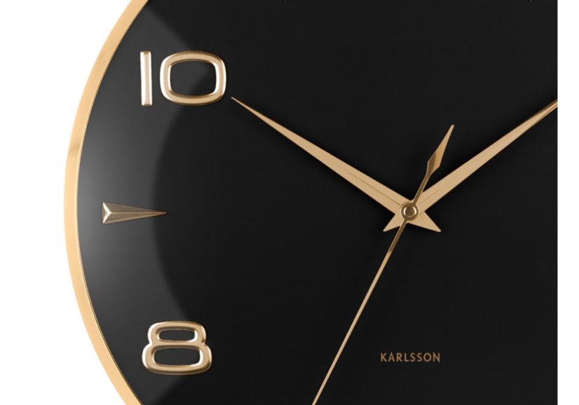 Dizajnové nástenné hodiny 6017BK Karlsson 40cm