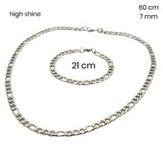 Ocelový náhrdelník + náramek 23970900
