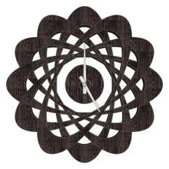 Dizajnové nástenné hodiny 1471 wenge Calleadesign 44cm