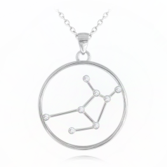 Stříbrný náhrdelník MINET Stars PANNA Czech Crystal JMAS9509SN45