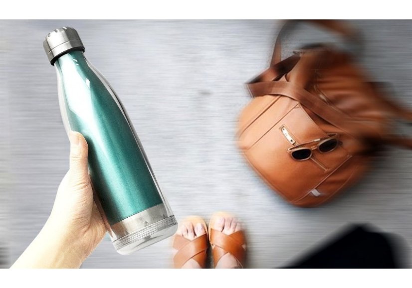 ASOBU trendy termoska Viva La Vie modrá 525ml