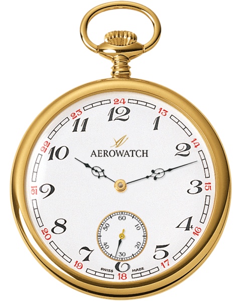 Vreckové hodinky Aerowatch Lépines Gold 18K 50741 J802