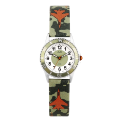 Detské náramkové hodinky s motívom lietadlo JVD J7235.1