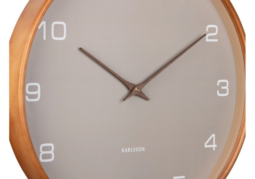 Dizajnové nástenné hodiny 5993GY Karlsson 40cm