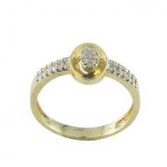 Zlatý prsten SAS005, vel. 53, 2.1 g