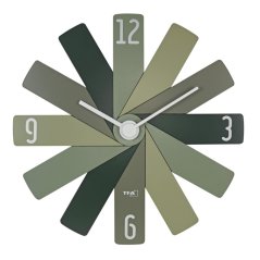 TFA 60.3020.04 - Designové nástěnné hodiny CLOCK IN THE BOX - zelené