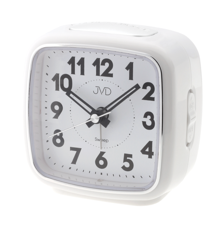 Budík s tichým chodem JVD SRP878.3