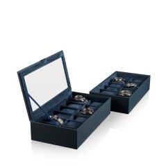 Kazeta na hodinky HEISSE & SÖHNE 70019-124.94 HS Mirage XL - dolný modul pre 12 hodiniek - Blau