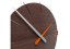 Dizajnové hodiny 10-019n natur CalleaDesign Mike 42cm (viac dekorov dyhy) Dyha wenge - 89