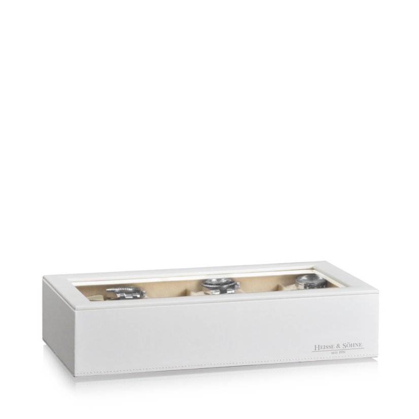Kazeta na hodinky HEISSE & SÖHNE 70019-123.42 HS Mirage XL - horný modul pre 12 hodiniek - Creme