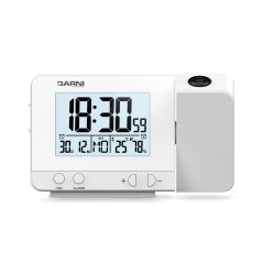 Digitálny budík s projekciou času a vnútornej teploty GARNI 140W