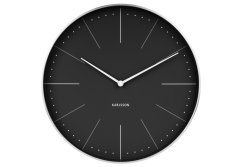 Dizajnové nástenné hodiny 5681BK Karlsson 38cm