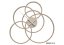 Dizajnové hodiny 10-215 CalleaDesign Black Hole 59cm (viac farebných variantov) Farba biela-1 - RAL9003