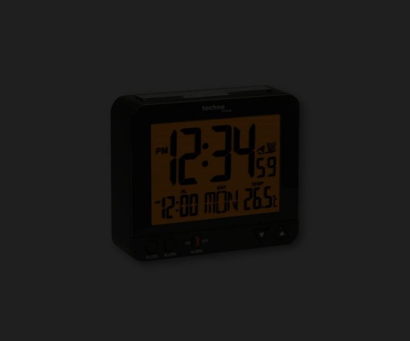 Digitální budík s teploměrem WT 195