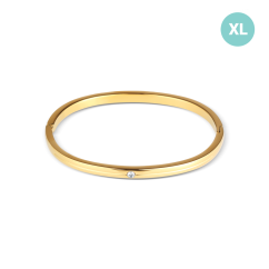 Pozlátený oceľový náramok JVD SSSB0095XI8GOXL