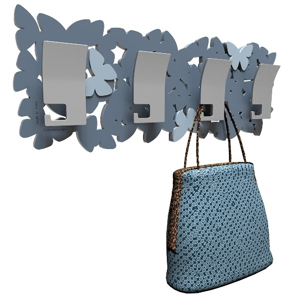 Dizajnový nástenný vešiak 50-13-3 CalleaDesign 58cm (viac farieb) Farba vínová červená-65 - RAL3003