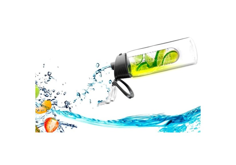 ASOBU designová fresh láhev s infuserem Flavour It fialová 600ml