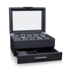 Kazeta na hodinky HEISSE & SÖHNE 70019-190.142 HS Heron 10+ - Schwarz