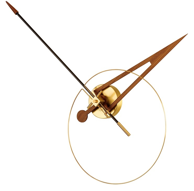 Dizajnové nástenné hodiny Nomon Cris Gold 70cm