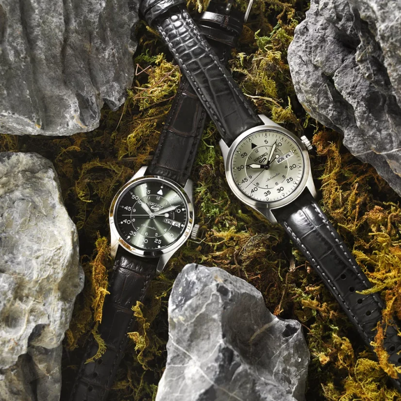Seiko SRPJ87K1 Seiko 5 ‘Champagne Flieger’ Suit Style