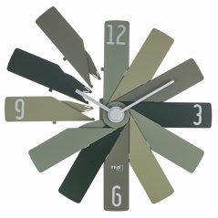 TFA 60.3020.04 - Designové nástěnné hodiny CLOCK IN THE BOX - zelené