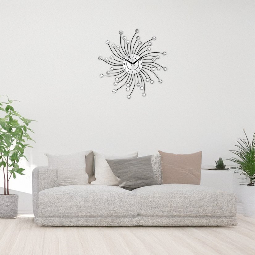 Designové paprskové nástěnné hodiny s tichým chodem MPM Sophia - E04.4495.70