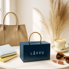 LAVVU Rose gold dámské titanové hodinky EINA s vodotěsností 100M a safírovým sklem