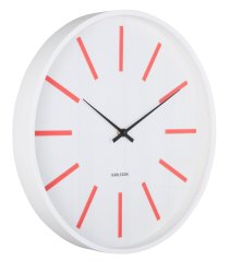 Designové nástěnné hodiny 6144RD Karlsson 40cm