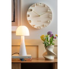 Designové nástěnné hodiny 5311CR Karlsson, béžové