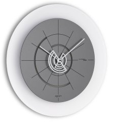 Designové nástěnné hodiny I559AN smoke grey IncantesimoDesign 40cm