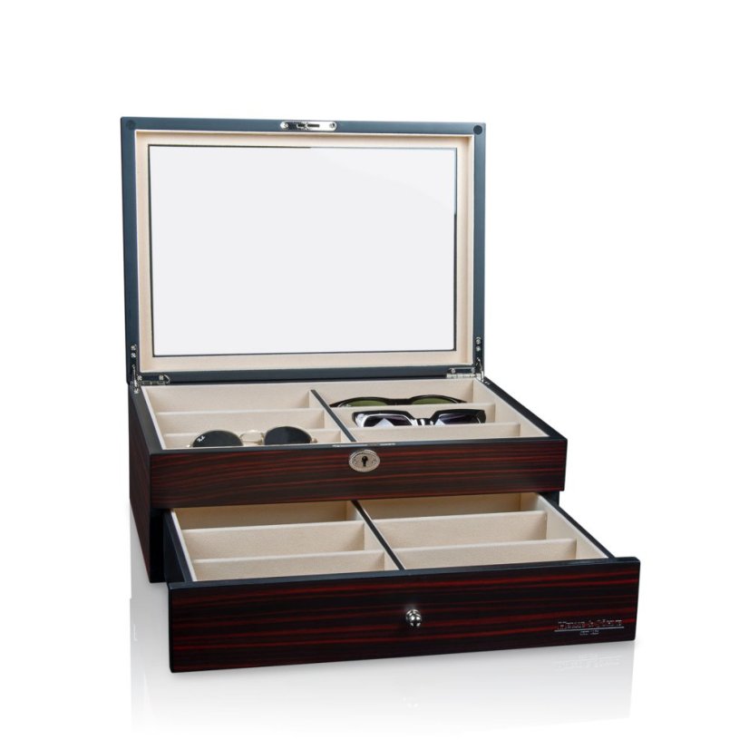 Pouzdro na brýle HEISSE & SÖHNE 70019-197.159 HS Sylt - Ebony