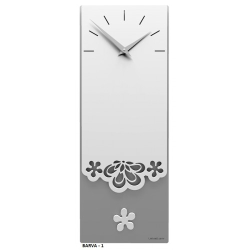 Dizajnové hodiny 56-11-1 CalleaDesign Merletto Pendulum 59cm (viac farebných verzií) Farba čokoládová-69 - RAL8017