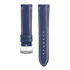 Kožený řemínek na hodinky PRIM RB.15909 (22 mm) - tmavě modrý - RB.15909.2220.3200