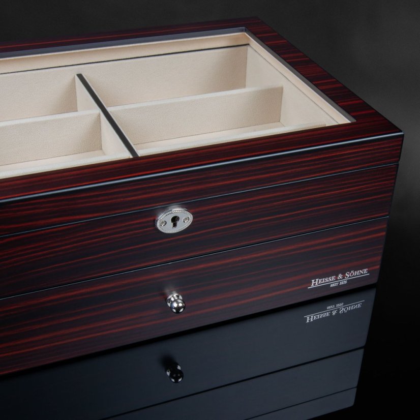 Pouzdro na brýle HEISSE & SÖHNE 70019-197.159 HS Sylt - Ebony