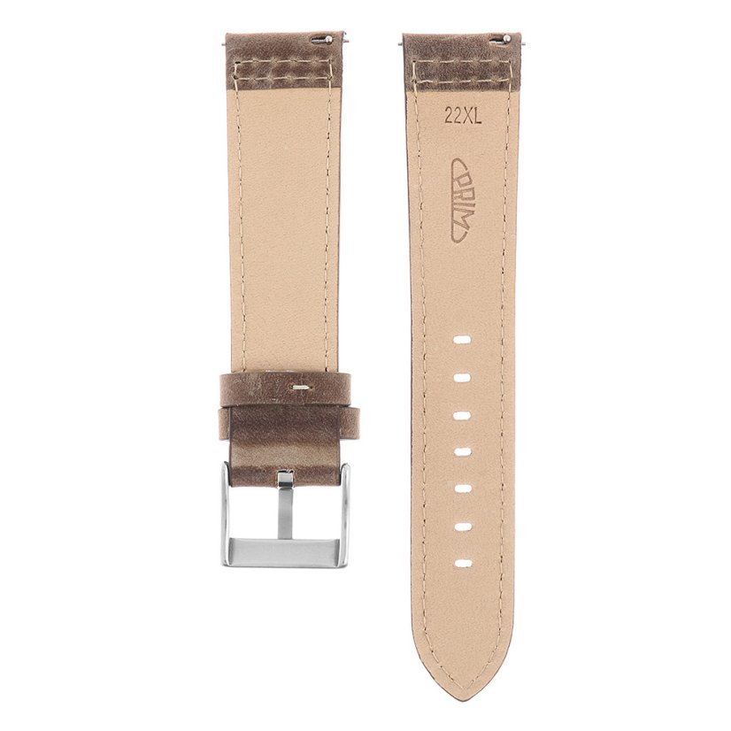 Remienok RB.13191 (22 mm) - šedohnedý - Prim Pilot Dual time 2023 - RB.13191.2220.1414.XL.ASP