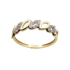 Zlatý prsten YYZ1173, vel. 58, 1.7 g