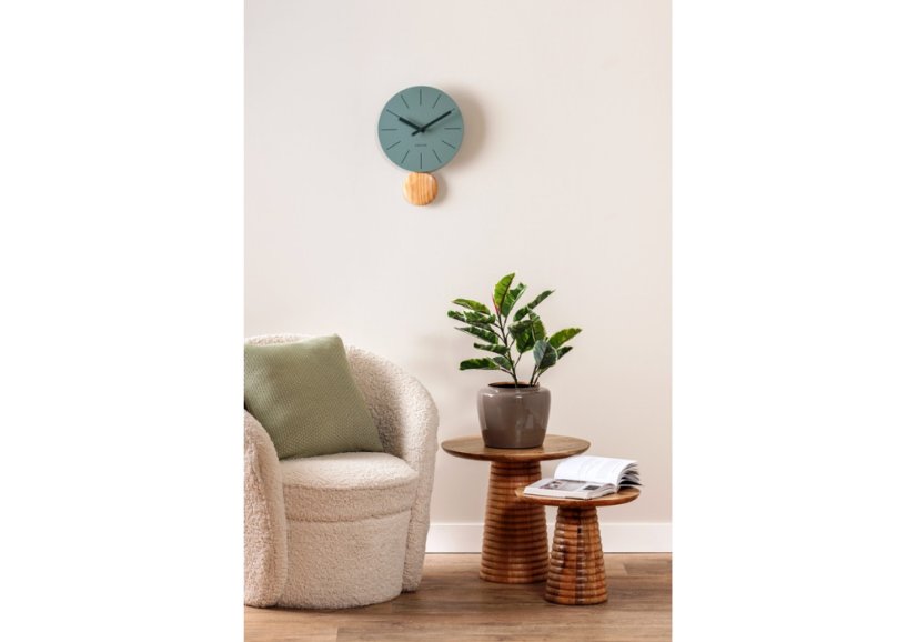 Dizajnové kyvadlové hodiny 5967GR Karlsson 41cm