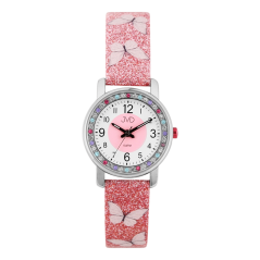 Dětské náramkové hodinky s motivem motýl JVD J7238.3