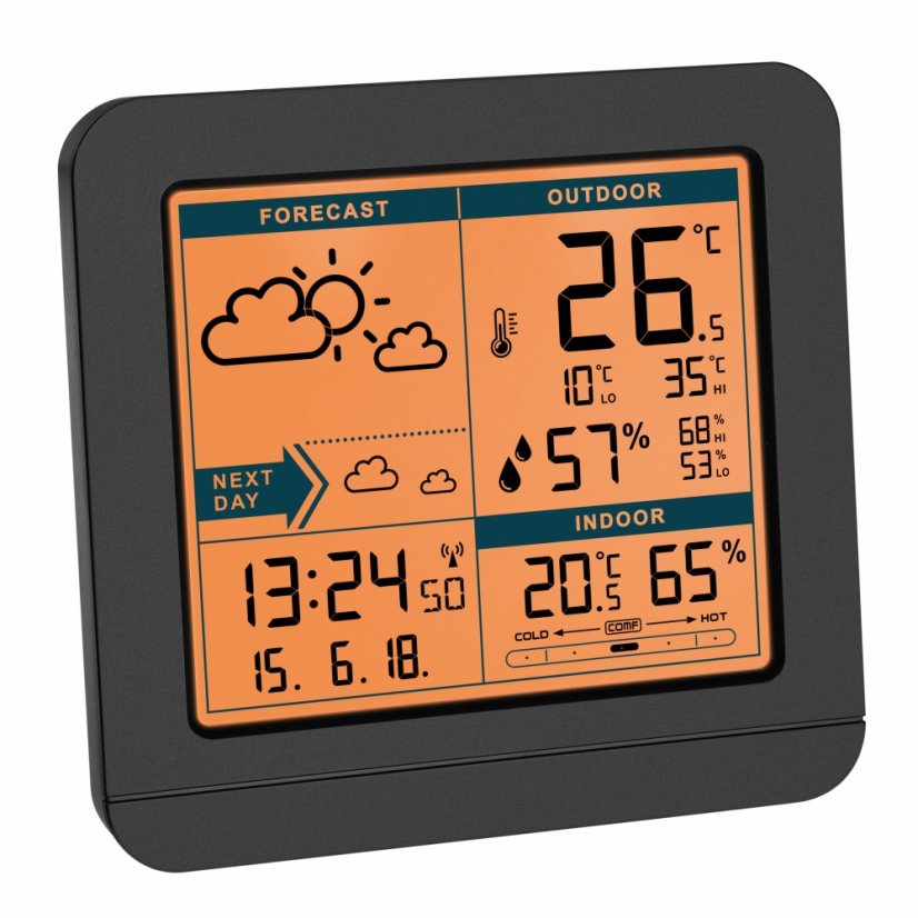 TFA 35.1152.01 - Bezdrátová meteostanice  SKY -  černá