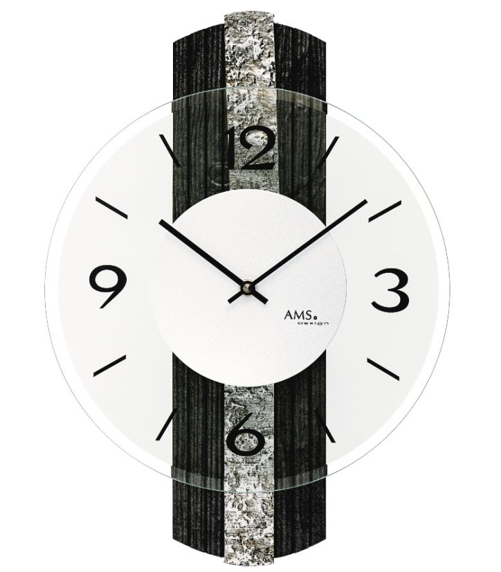Designové nástěnné hodiny 9676 AMS 38cm Designové nástěnné hodiny 9676 AMS 38cm
