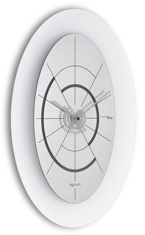 Dizajnové nástenné hodiny I560M chrome IncantesimoDesign 45cm